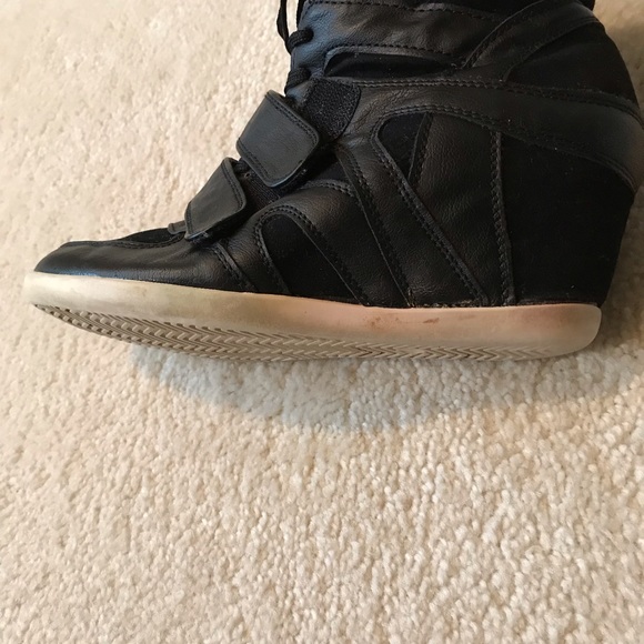 Aeropostale Shoes Aeropostale Black Sneaker Wedges